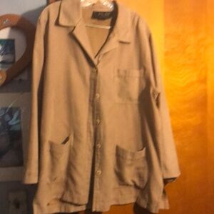 Woman’s tan Jacket